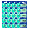 thumbnail image 1 of Murata 392/384 SR41/W/SW Battery 1.55V Silver Oxide Watch Button Cell - Replaces Sony 392/384 (20 Batteries), 1 of 8