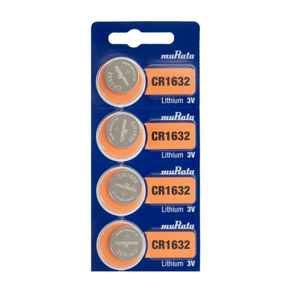 Murata CR1632 Lithium Coin Cell Battery 4pcs