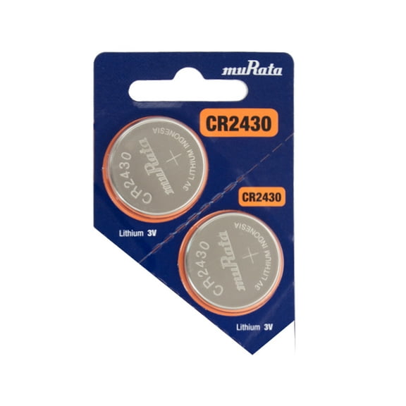 Murata CR2430 Battery 3V Lithium Coin Cell (2 Battery)