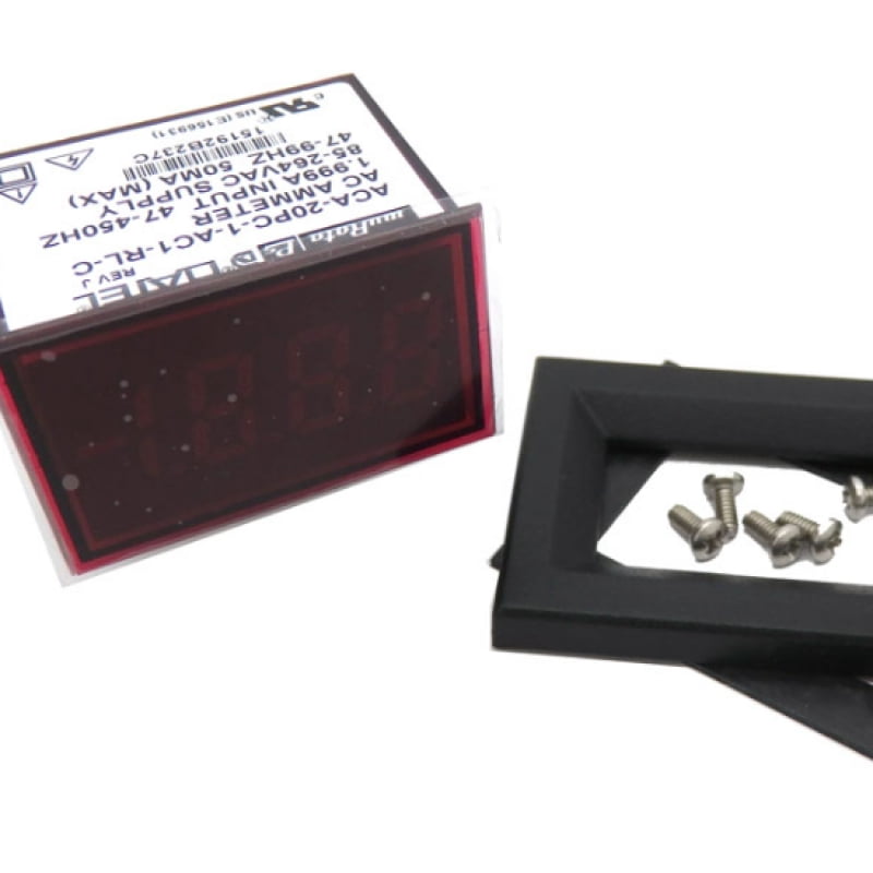Murata Digital LED-Display AC Ammeter ACA-20PC-1-AC1-RL-C - Walmart.com