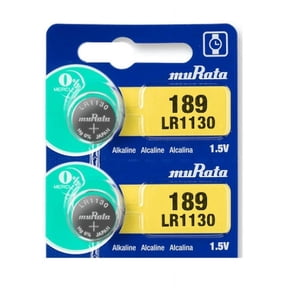 Murata LR1130 Battery 1.55V Alkaline Button Cell (2 Batteries)
