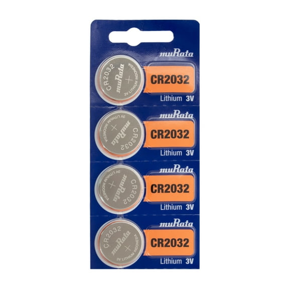 Murata Sony CR2032 Battery - 3V Lithium Coin Cell 4pcs