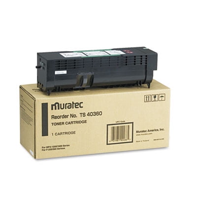 Muratec TS40360 Toner, 12000 Page-Yield, Black