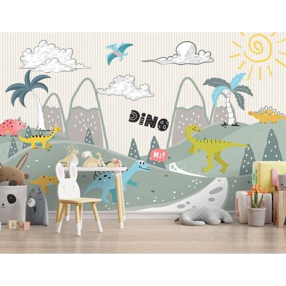 Muravie Dinosaurs Forest 3D Wallpaper