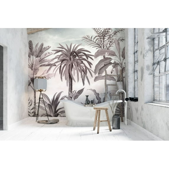 Muravie Soft Tropical Trees Wallpaper