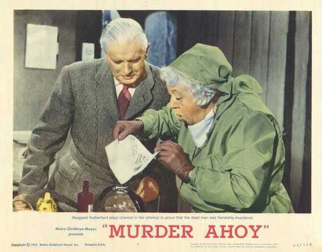 Murder Ahoy Movie Poster Style G 11 X 14 1964