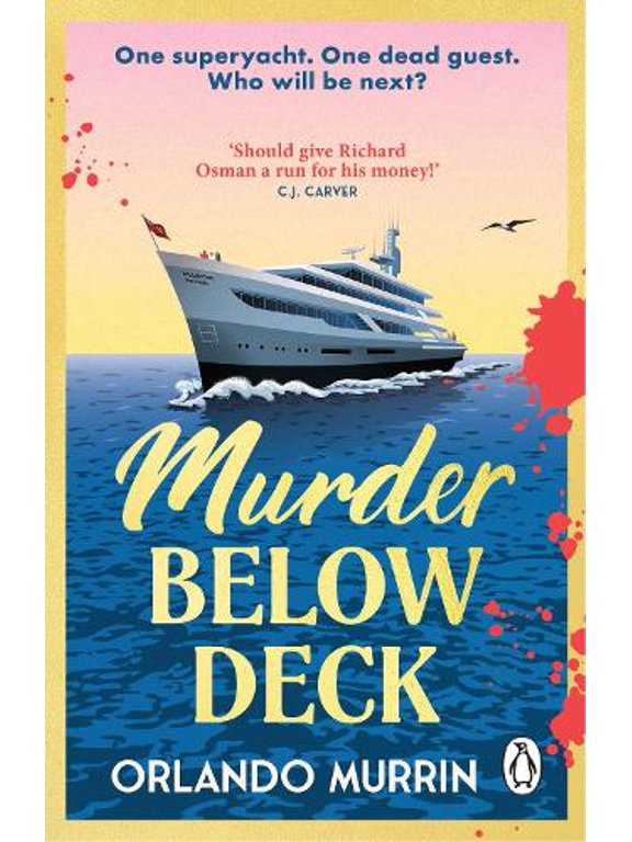 Orlando Murrin Murder Below Deck (Paperback) chef Paul Delamare Mystery