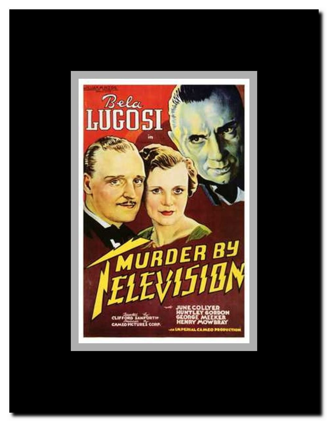 Murder By Television Framed Movie Poster