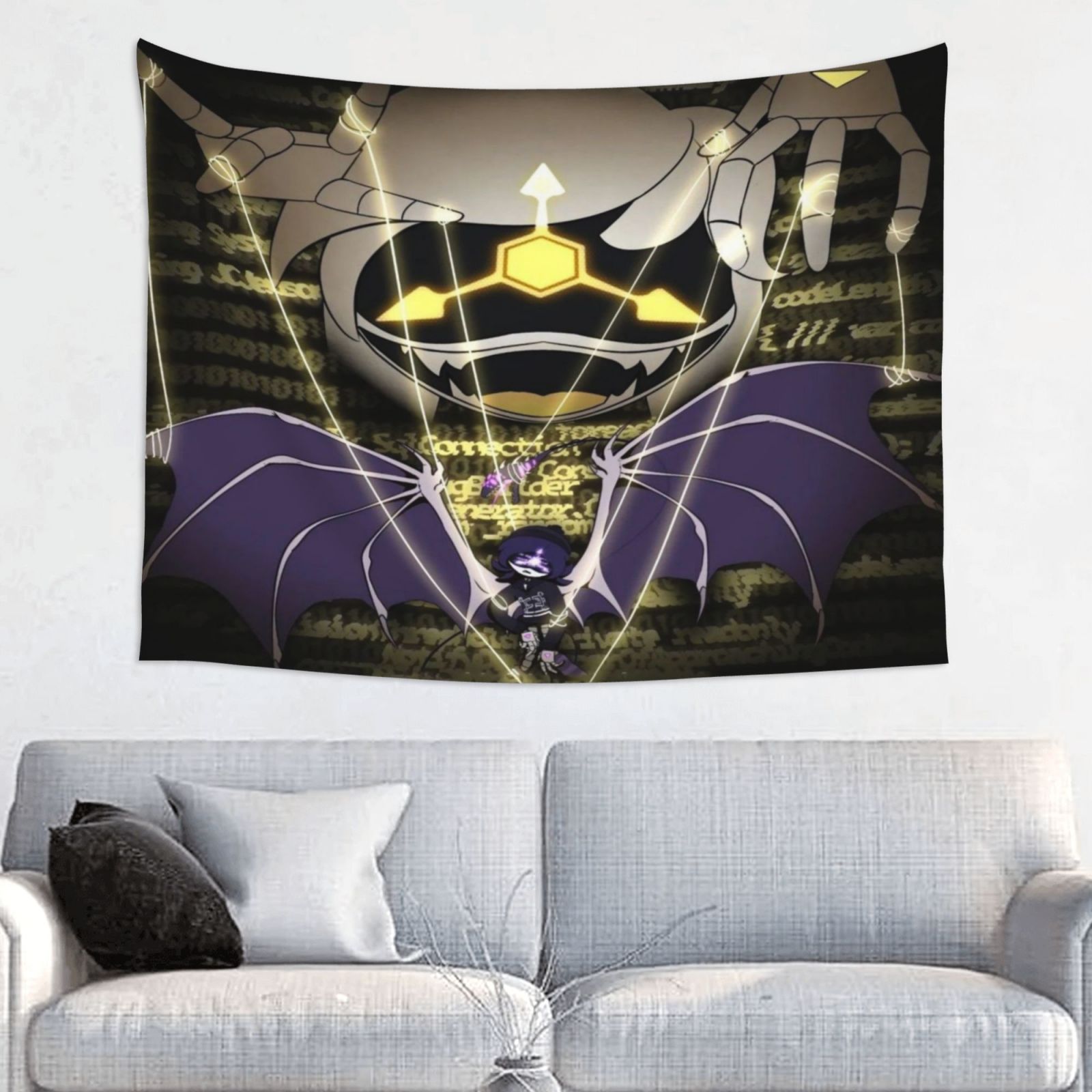 Murder Drones Wall Tapestry Anime Poster For Bedroom Aesthetics Funny ...