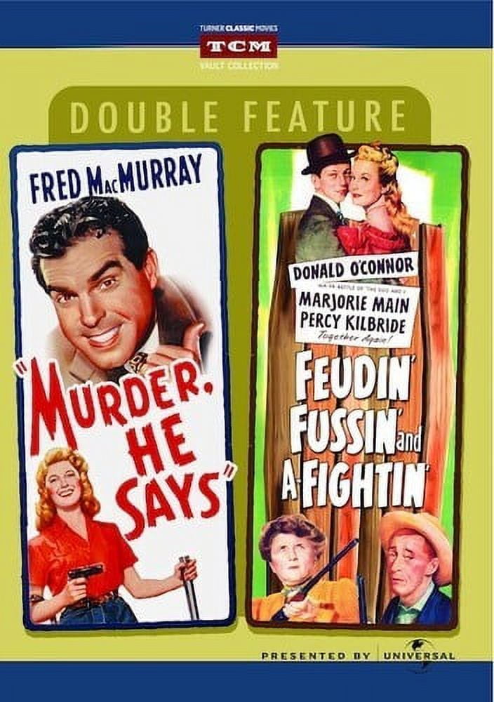 Murder He Says Feudin Fussin and A Fightin DVD Turner Classics Mod Action Adventure