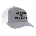 thumbnail image 1 of Murder Hornets Adult Snapback Hat-Heather Grey/White, 1 of 4