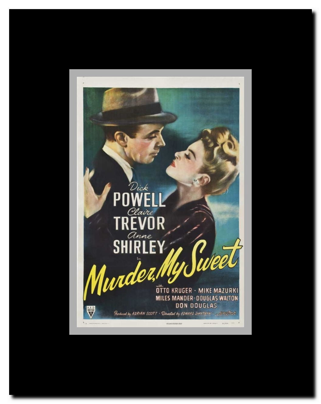 Murder My Sweet Framed Movie Poster