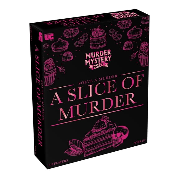Murder Mystery Party, A Slice of Murder Dinner Party Game, Become The Character, Solve The Murder in an Evening with Friends, for Ages 16 and Up Y102