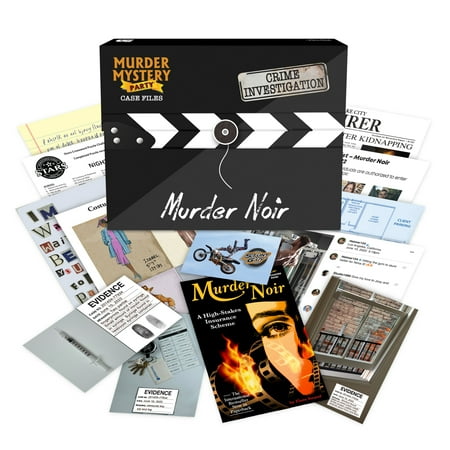 Murder Mystery Party Case Files Murder Noir by University Games Ages 14+