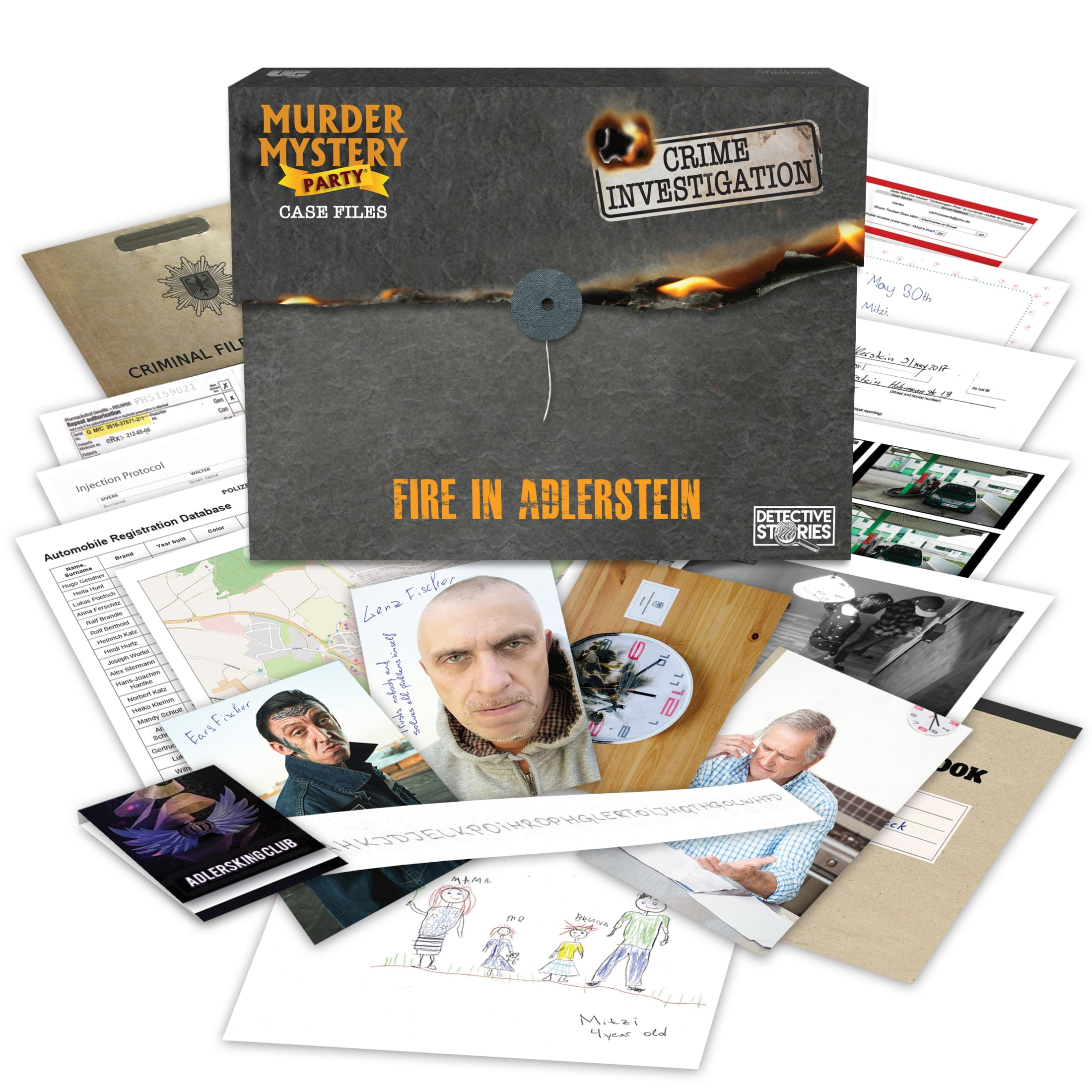 Printable Murder Mystery Game-digital Case-unsolved Mystery 