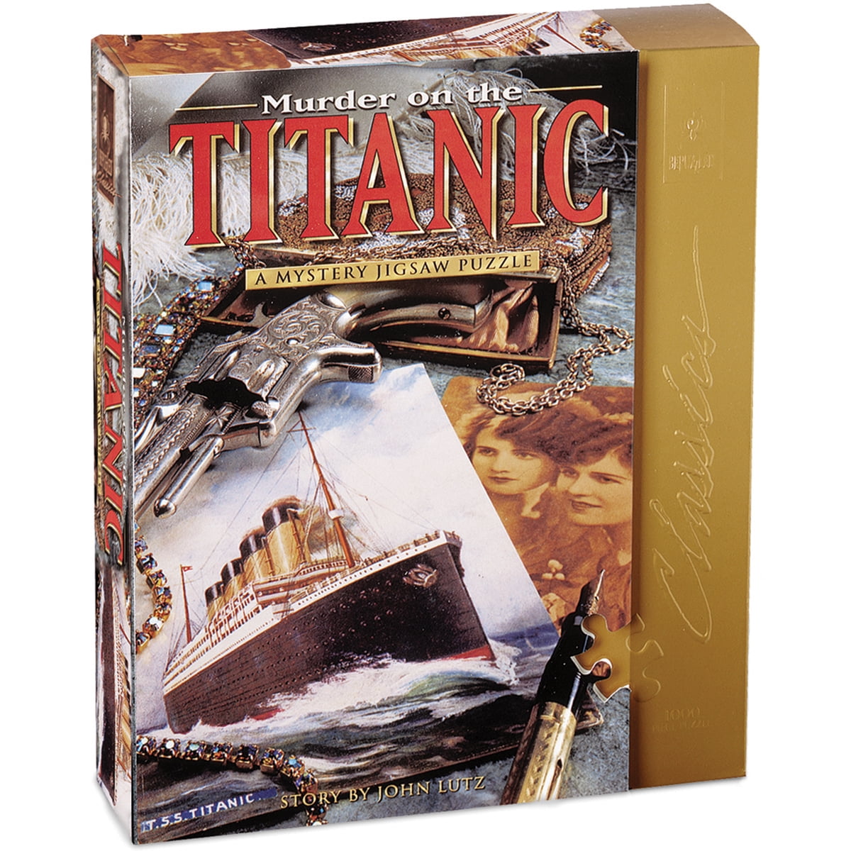 Vintage Bepuzzled Murder on the Titanic Mystery Jigsaw Puzzle Made in