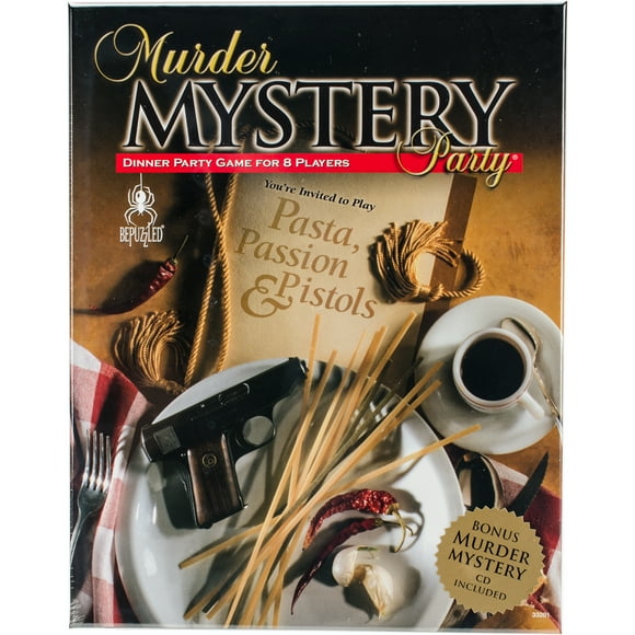 Murder Mystery Party GamePasta, Passion & Pistols