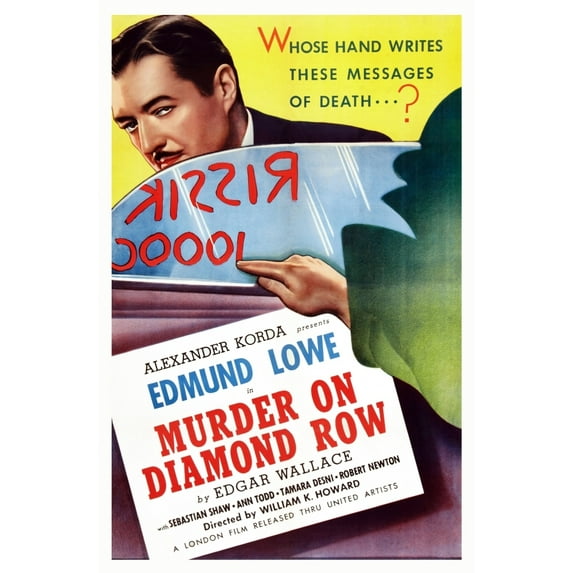 Murder On Diamond Row Us Poster Art Edmund Lowe 1937 Movie Poster Masterprint (24 x 36)