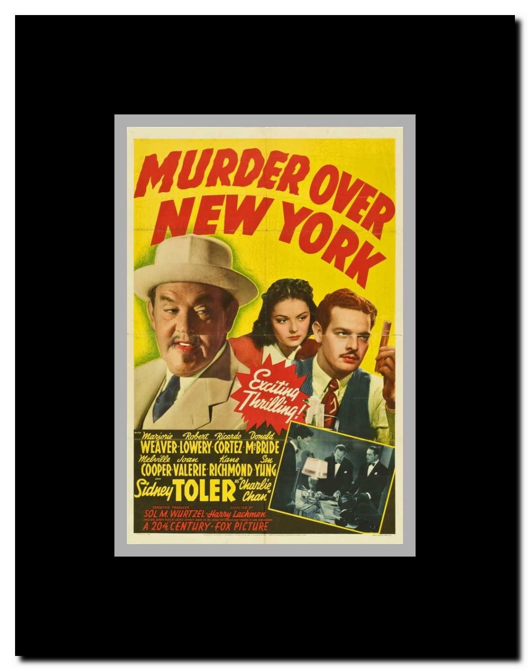 Murder Over New York Framed Movie Poster