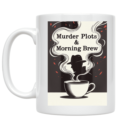 Murder Plots & Morning Brew - Mystery Enthusiast - 11 oz Ceramic Coffee Mug