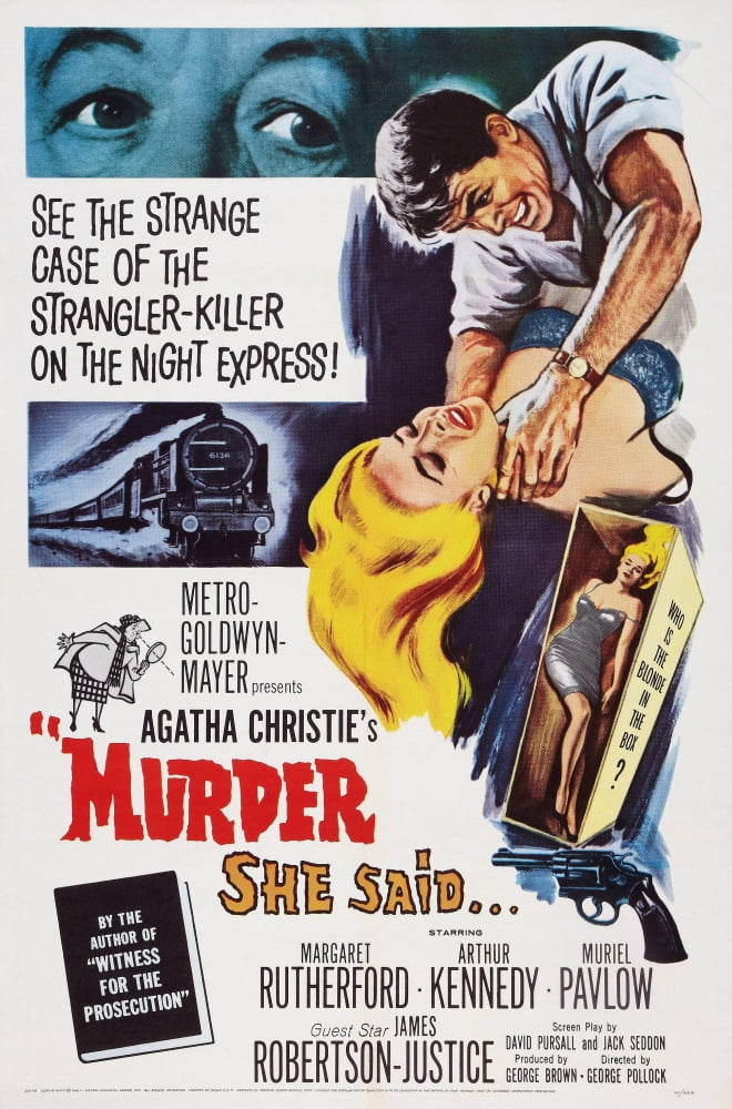 Murder She Said U Canvas Art - (24 x 36)