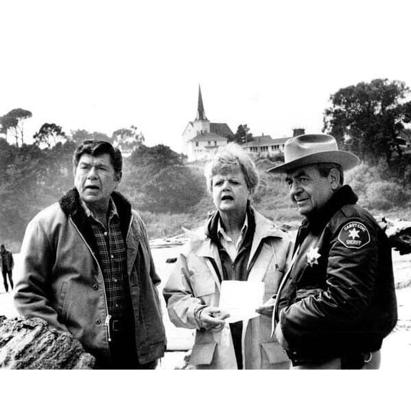 Murder She Wrote Claude Akins Angela Lansbury Tom Bosley Cabot Cove 16x20 poster