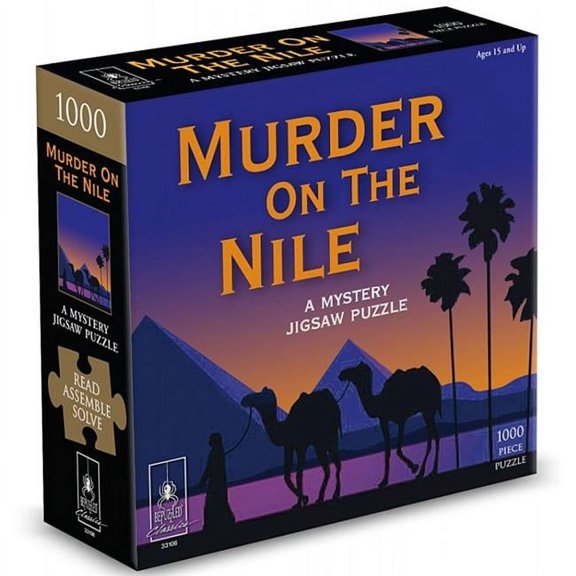 Murder by the Pyramids Classic Mystery Jigsaw Puzzle