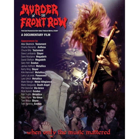 Murder in the Front Row: The San Francisco Bay Area Thrash Metal Story (Blu-ray), MVD Visual, Music & Performance