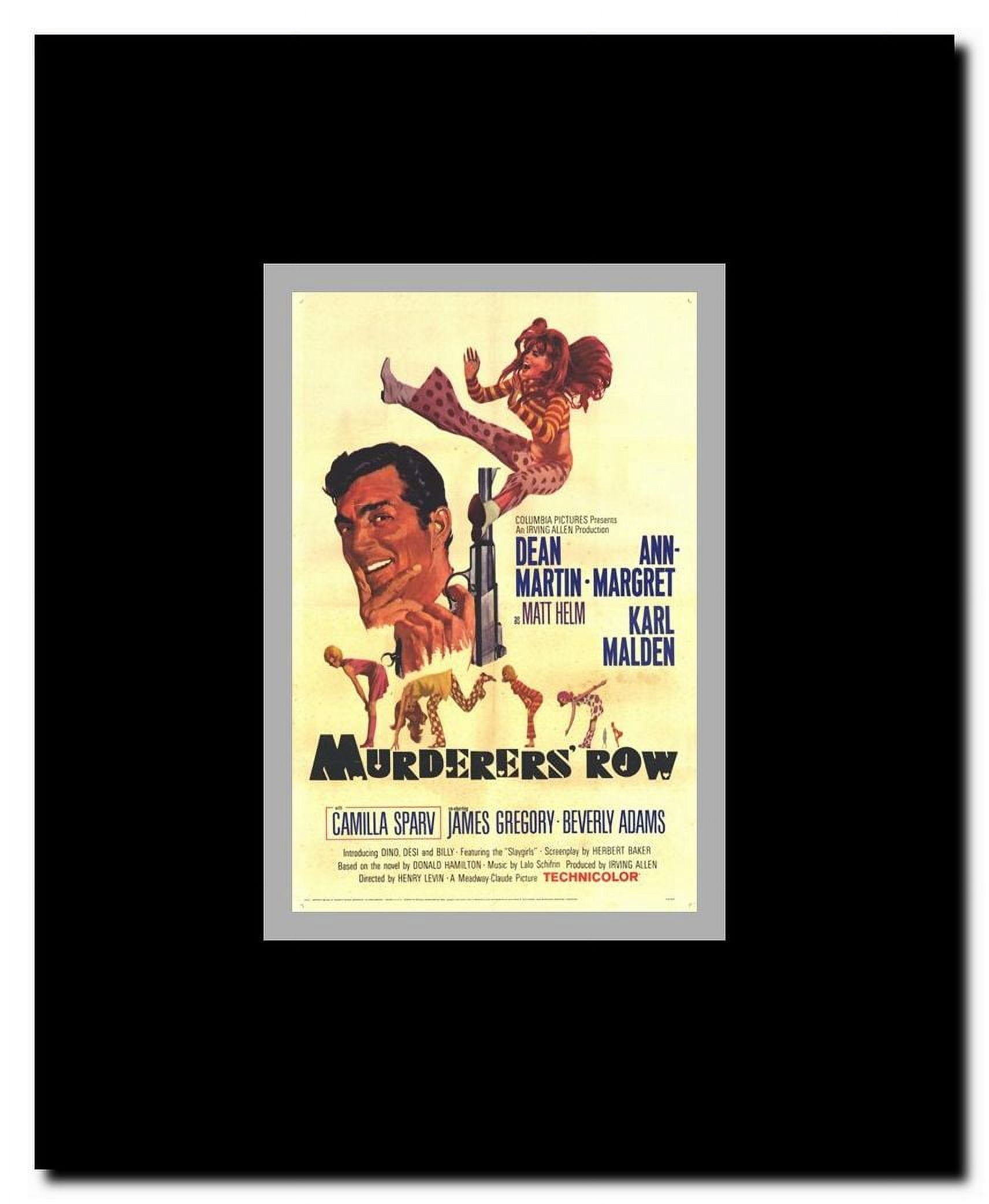 Murderers Row Framed Movie Poster