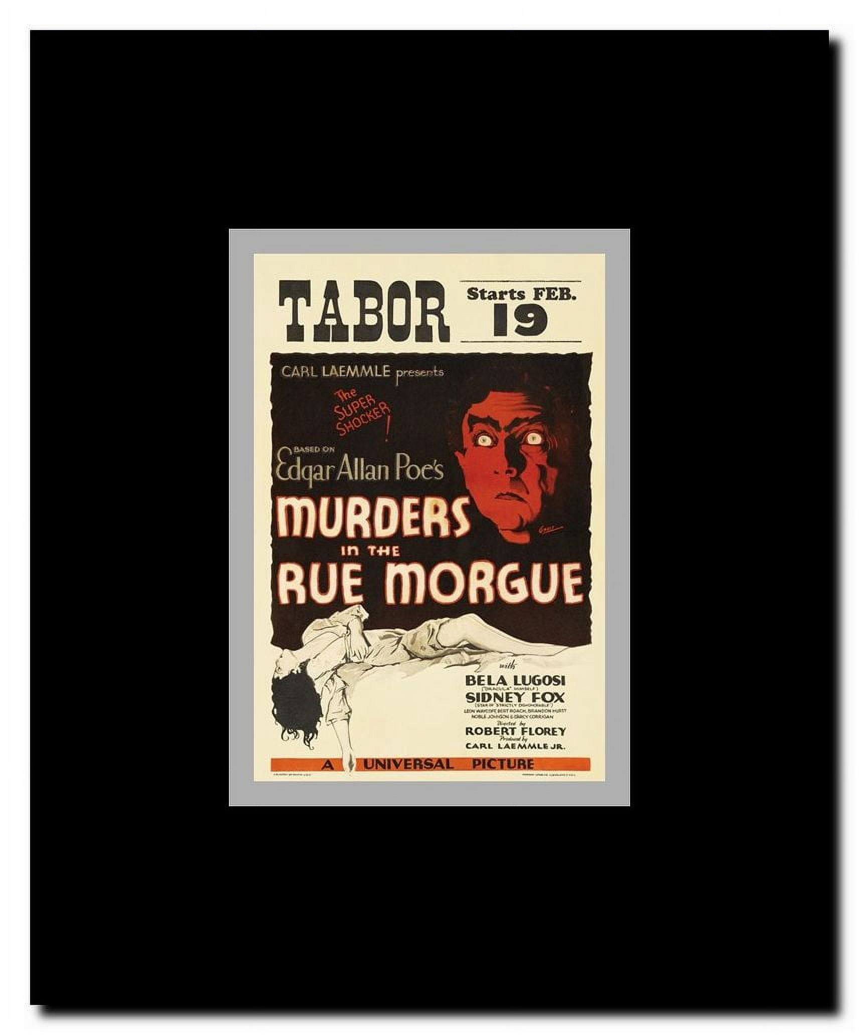 Murders in the Rue Morgue Framed Movie Poster