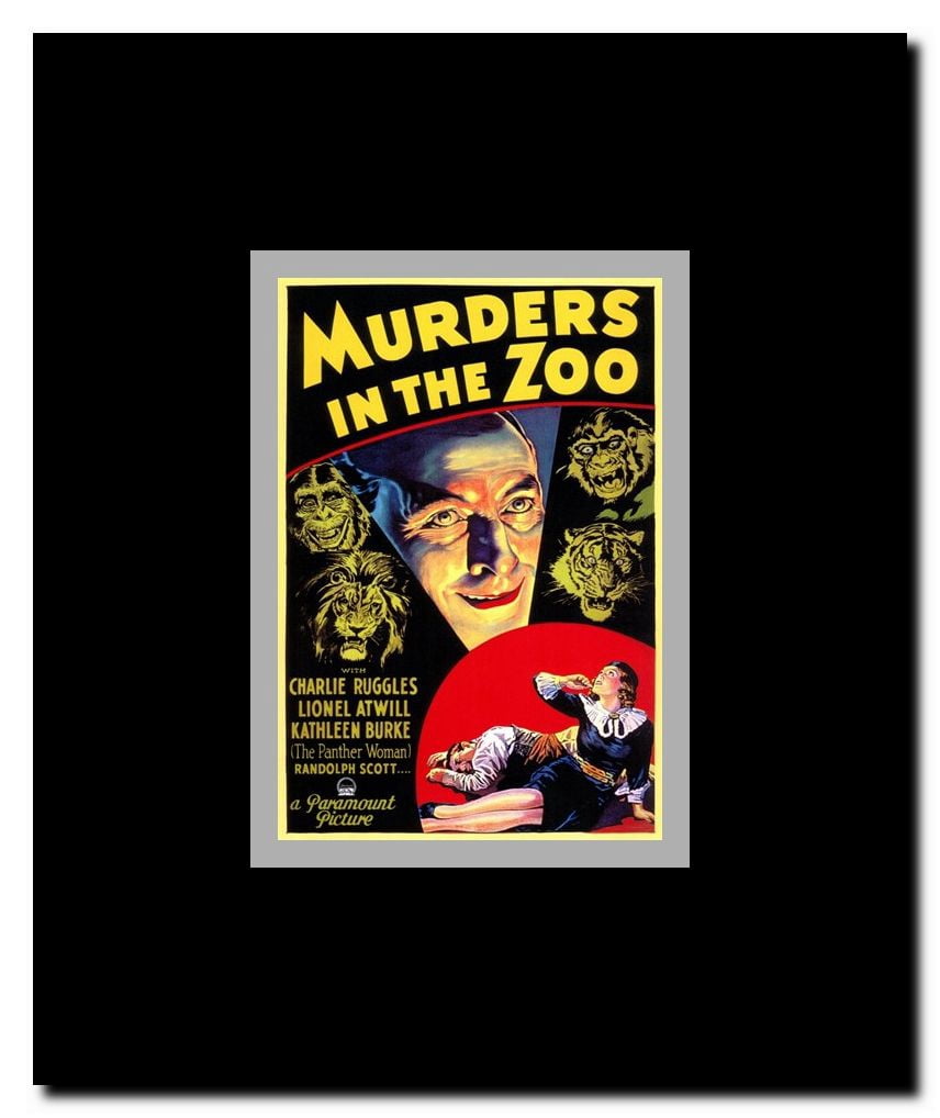 Murders in the Zoo Framed Movie Poster