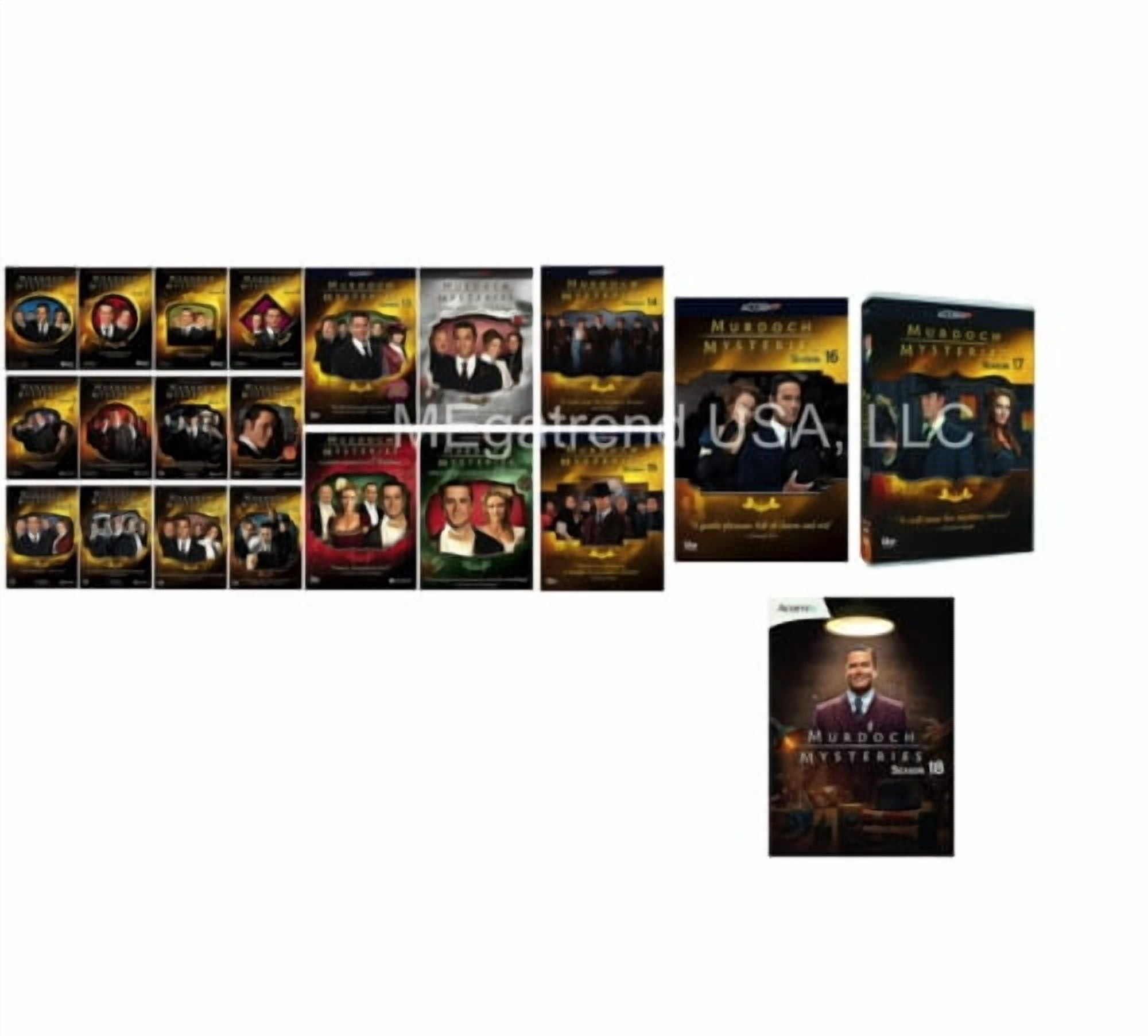 Murdoch Mysteries Complete Series DVD Season 1-16 + Holiday Movies