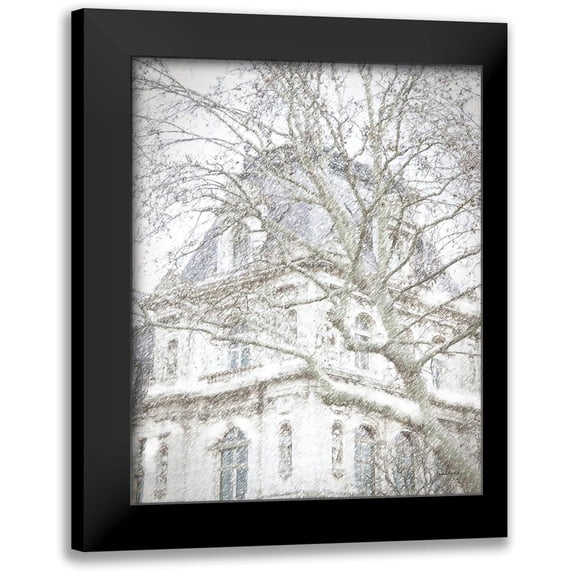 Murdock, Ramona 12x14 Black Modern Framed Museum Art Print Titled - Paris for the Holidays