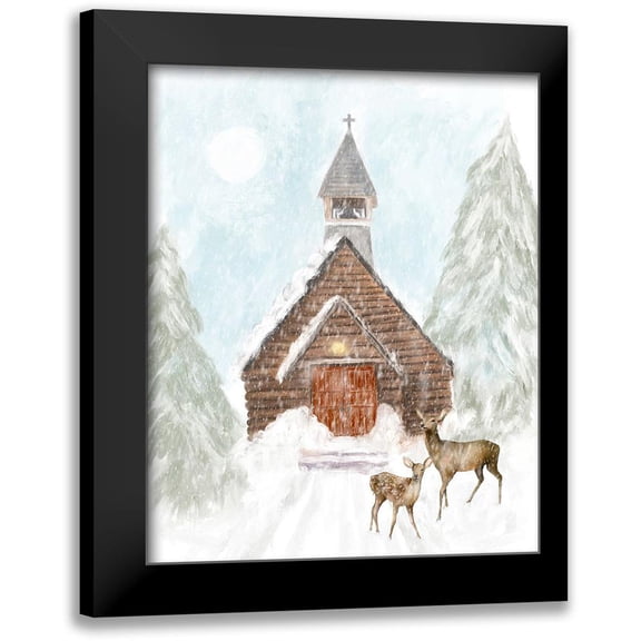 Murdock, Ramona 12x14 Black Modern Framed Museum Art Print Titled - Woodland Chapel