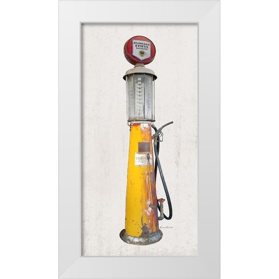 Murdock, Ramona 14x24 White Modern Wood Framed Museum Art Print Titled - Vintage Fuel No. 3
