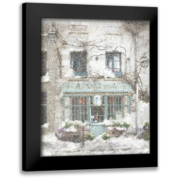 Murdock, Ramona 15x18 Black Modern Framed Museum Art Print Titled - Christmas in Paris