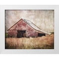 thumbnail image 1 of Murdock, Ramona 32x26 White Modern Wood Framed Museum Art Print Titled - Red Shed, 1 of 4