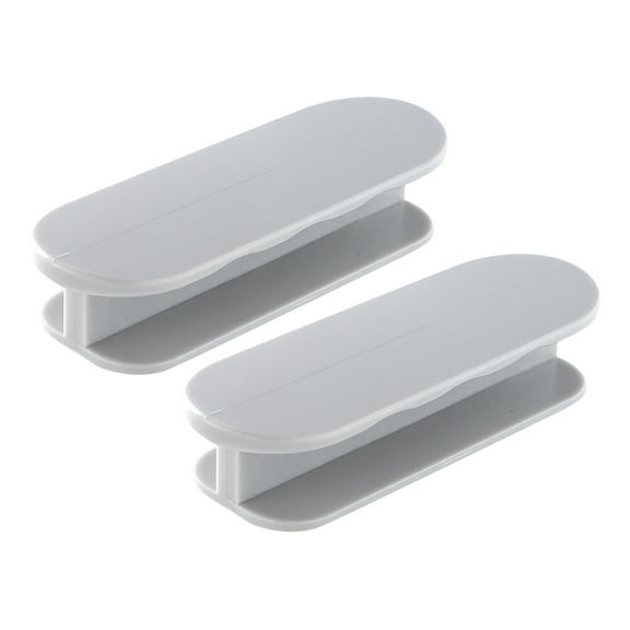 Murdoffiu Cabinet Handle 1 Set 4Pcs Self-stick Window Door Handles Cabinet Handles (Light Grey)