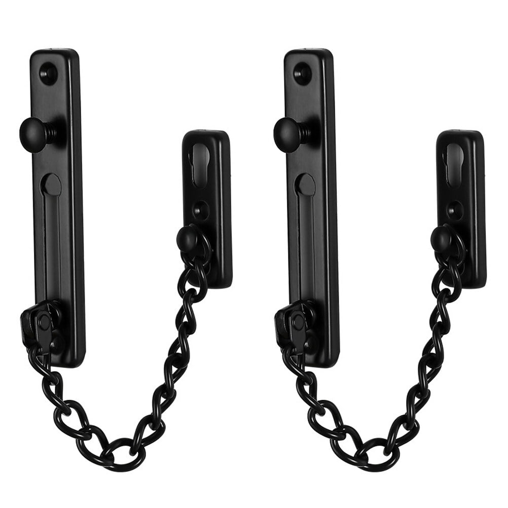 Murdoffiu Door Chain 2pcs Useful Door Chain Security Guard Door Lock
