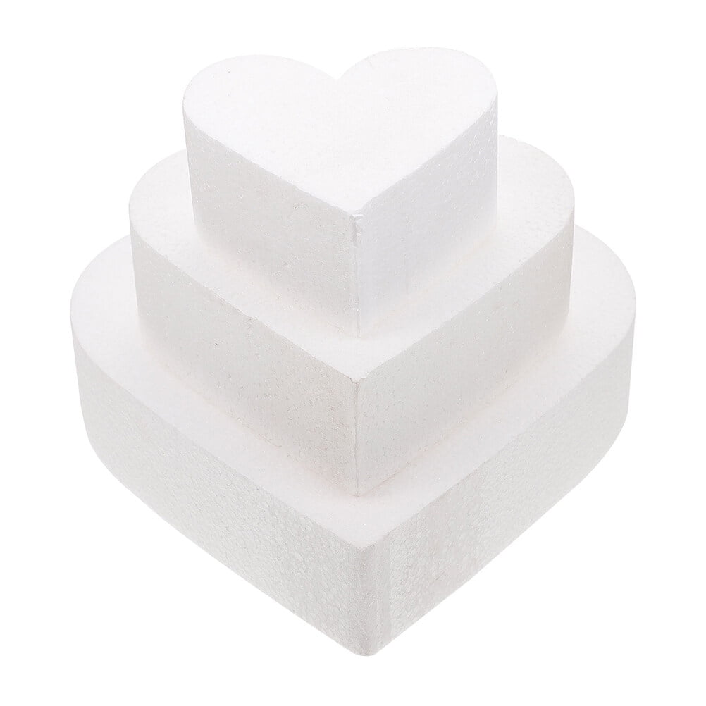 Murdoffiu cake dummies 3Pcs Decorative Fake Cakes Multifunction Foams