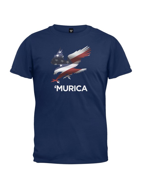 Murica Eagle Navy T-Shirt - Small