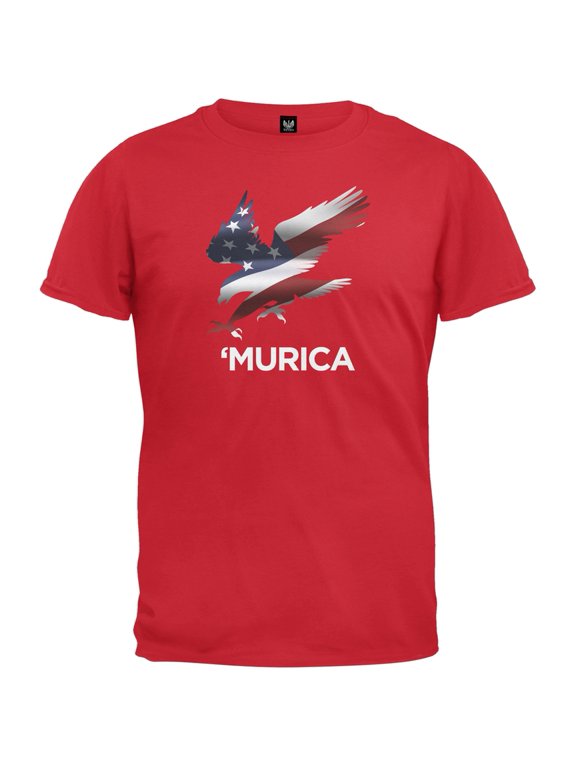 Murica Eagle Red T-Shirt - Small