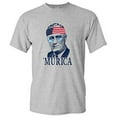 thumbnail image 1 of Murica FDR - America United States Patriotism T Shirt - Small - Sport Grey, 1 of 6