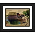 thumbnail image 1 of Muriel Walcoff 24x19 Black Ornate Framed Double Matted Museum Art Print Titled: East Gloucester #1, 1 of 5