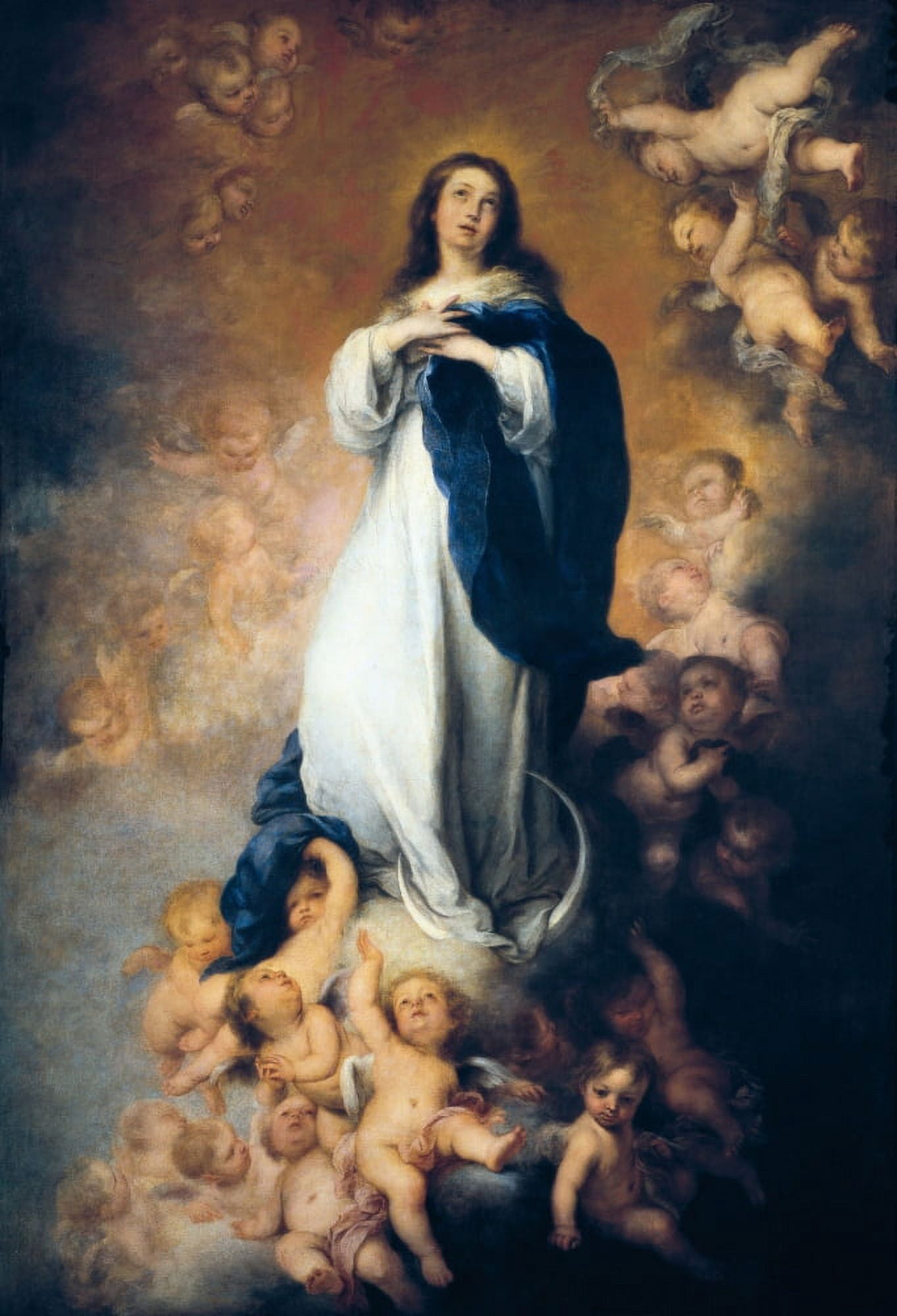 Murillobartolom??¬© Esteban (1617-1682) Canvas Art - (18 x 24)