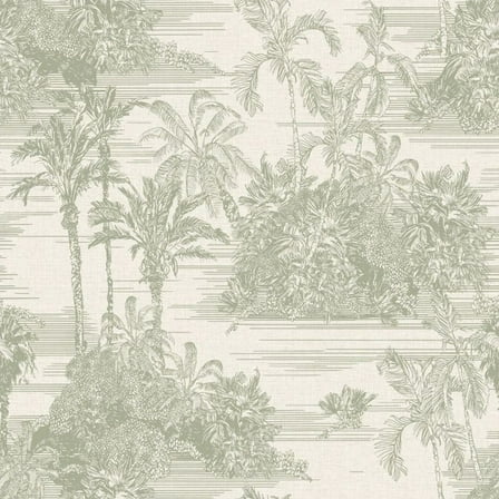 Muriva Eden Collection Tropical Toile Wallpaper