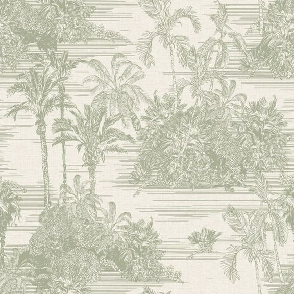 Muriva Eden Collection Tropical Toile Wallpaper