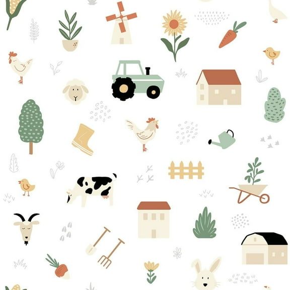Muriva My Kingdom Country Farm Wallpaper