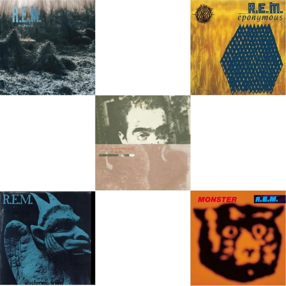 Murmur & Chronic Town & Lifes Rich Pageant & Eponymous & Monster [LP Vinyl Bundle]