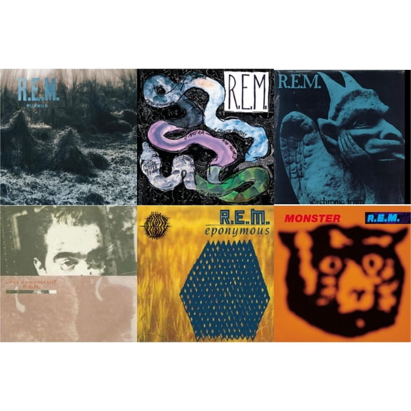 Murmur & Reckoning & Chronic Town & Lifes Rich Pageant & Eponymous & Monster [LP Vinyl Bundle]